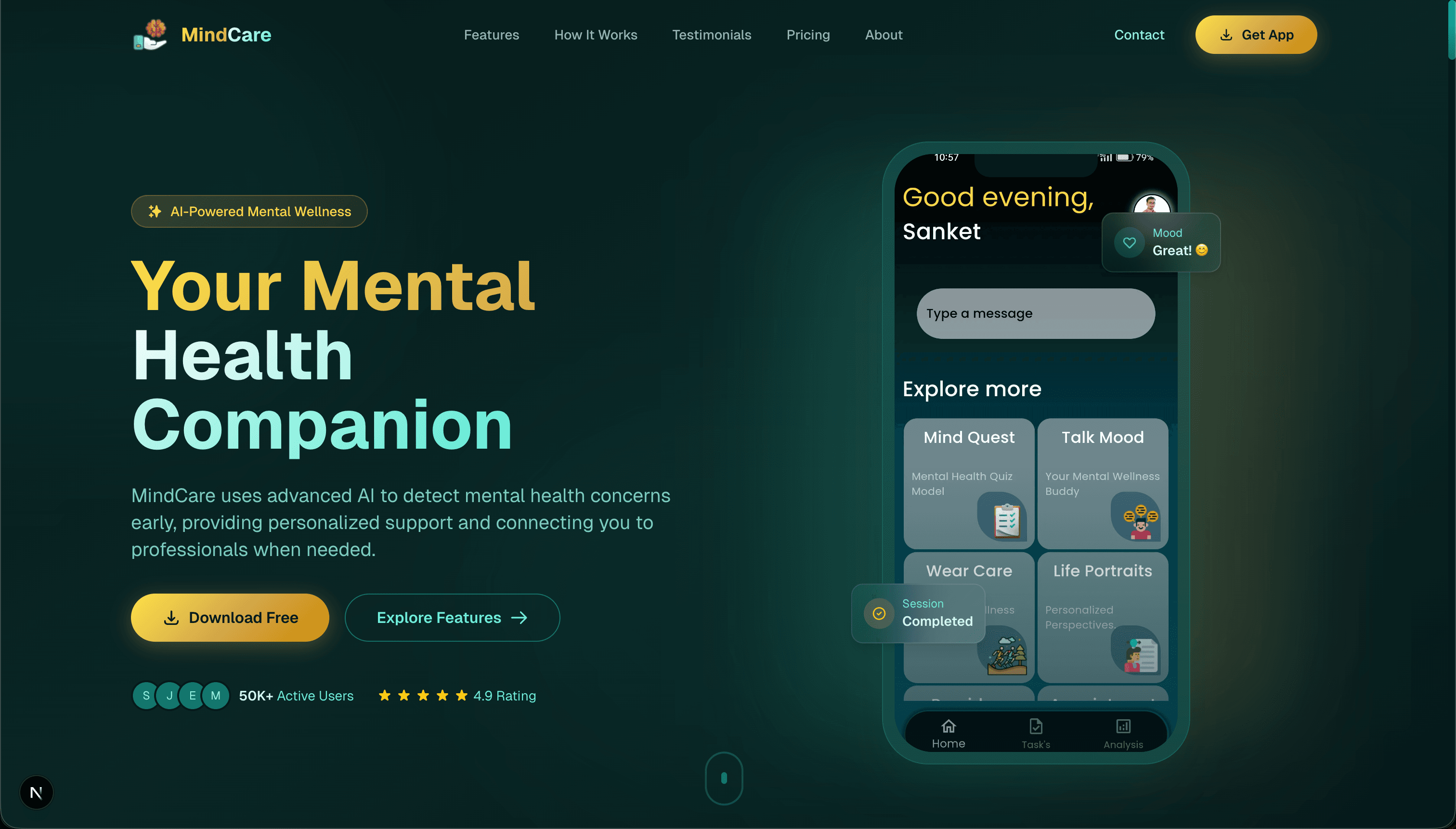 MindCare: Mental Health